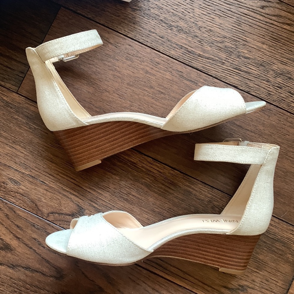 Simmer Open Toe Wedges - Picture 2 of 7